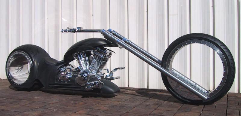 Hubless Monster – мотоцикл с колесами без оси и спиц 
